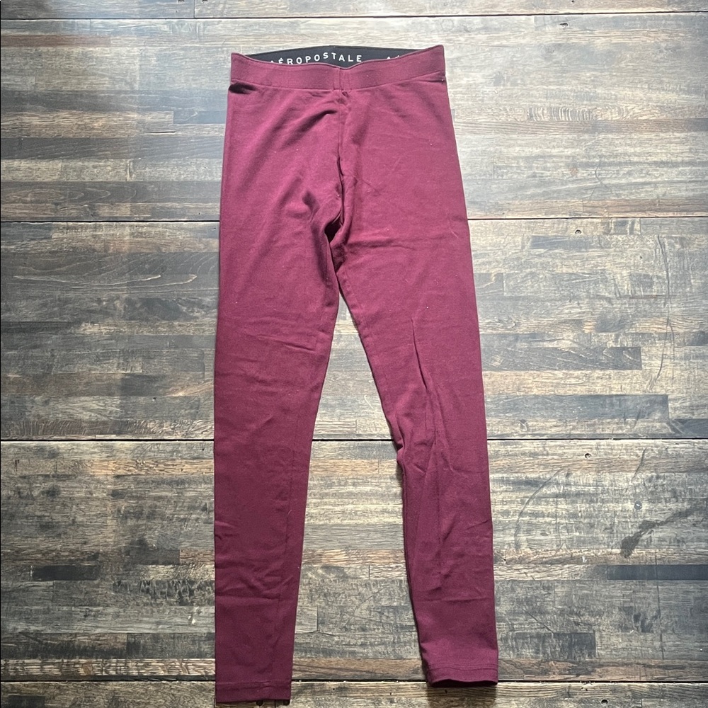 Aeropostale Kids Burgundy Leggings